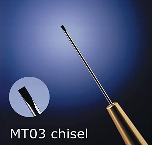 EMS 62091-03-025 Micro Tool, 3 tamanho, 0,025 ponta, micro-chisel