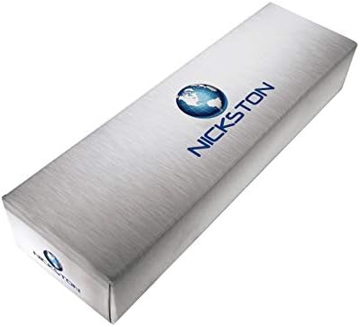 Nickston Purple escovado cinta de couro genuíno compatível com Garmin Vivomove HR, Vivomove Luxe e Vivomove Style