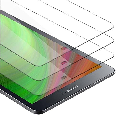 Cadorabo 3x Vidro temperado compatível com o Samsung Galaxy Tab S2 Sm -T815N / T813N / T819N em alta transparência - 3 Proteção