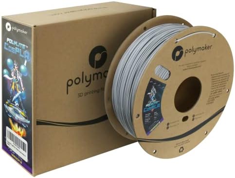 Polymaker Fácil de lixar e tinta PLA Filamento de 1,75 mm Cospla, 1 kg PLA 3D Filamento de impressora 1.75 - Polilito 1.75 PLA Filamento