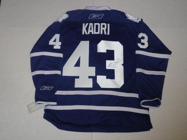 Nazem Kadri assinou o primeiro -ministro de Reebok Toronto Maple Leafs Licenciado - Jerseys Autografada da NHL