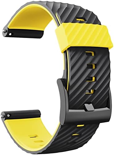 Irjfp 24mm Silicone tiras de reposição Banda de vigilância para Suunto 7 D5 Bracelete Suunto 9 Spartan Sport Wrist HR Baro Smart