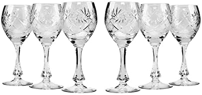Design decorativo elegante e moderno Conjunto de copos de vinho branco para festas, eventos, casamento, programas de aniversário e bar de casa - conjunto de 6 copos