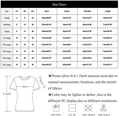 Camiseta de manga curta impressa gradiente para botões para mulheres para o pescoço vil de túnica de túnica fluida de pescoço