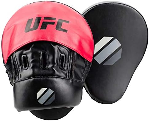 Foco curvo do UFC Focus luvas, preto