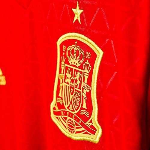Adidas Spain Home Euro 16 L/S Jersey Red/Amarelo