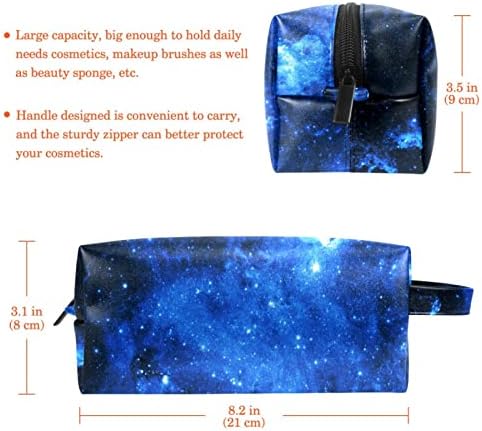 Saco de higiene pessoal Kit DOPP pendurado para homens Saco de barbear resistente à água para viagem, universo nebulosa galáxia espacial