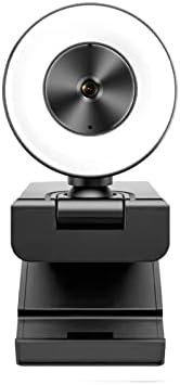 B96C27 1080P webcam com microfone 3 Brigamento de nível 3 Ajuste a luz do anel capaz de foco automático rápido plugue USB
