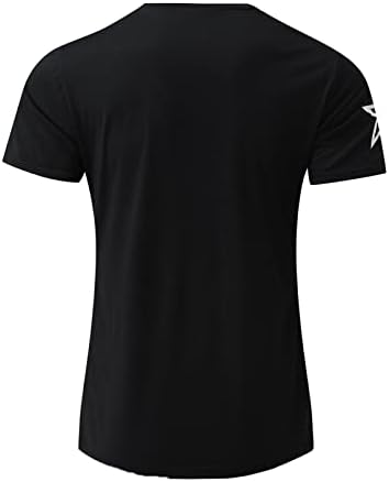 Yowein? Camisas para homens camisetas gráficas, camisa atlética Henley Use Flag Graphic Shirt Slave Long Fitness Pullover Tops