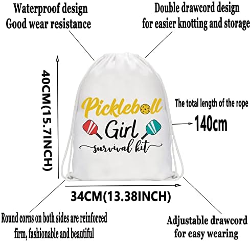 WZMPA Pickleball Girl Girl Cosmetic Makeup Bag Pickleball Gift Pickleball Girl Sobrevivência Kit de maquiagem Zipper