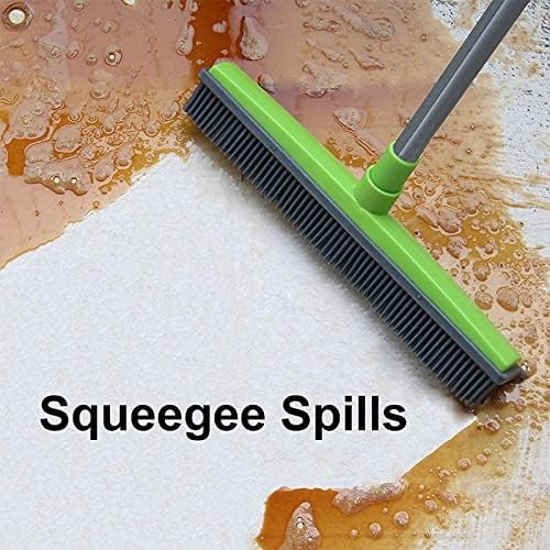Bedre vassouras, dispositivo de remoção de fiapos de cabelo de borracha telescópica cerdas mágicas Magic Clean Sweeper