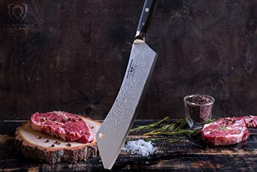 A faca do chef da série Shogun 12 CRIXUS CHEF com o kit Whetstone premium de Dalstrong - 1000/ 6000 Grit