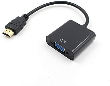 OCS - cabos HDMI Tipo A a VGA Adaptador de Dados Extensão do Cabo Male para Fêmea 15pin VGA Adaptador Para HDMI preto/branco