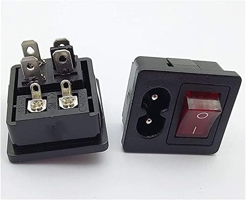 Xiangbinxuan Rocker Switch 4pcs Switch Socket Connector, interruptores de balancim, interruptor com 3 pinos ou 4