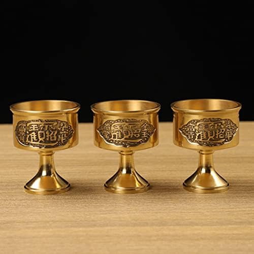 Copos de Sewacc xícara de velas mesa incenso decoração de metal decoração de goble retro tiro tiro de água de água de buda de mesa