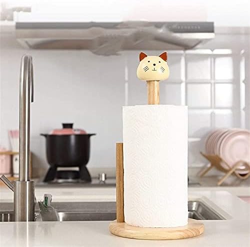 Portador de papel do suporte de papel de papel ZCX Suporte de toutel de cozinha, suporte de papel vertical que absorve
