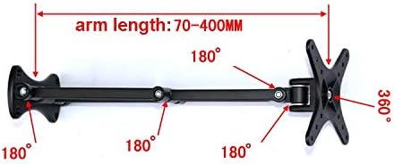 14-27 polegadas LCD LED LED Painel plano Montagem de parede de parede de alumínio 360 graus Rotação completa Monitor retrátil