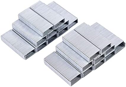 Staples 1 pack/1000 pcs criativos prata em aço inoxidável de aço básico Os suprimentos de encadernação de escritório padrão