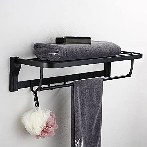 Banheiro slsfjlkj mato preto 304 aço inoxidável toalha de toalha de toalha barra de banheiro hardware do banheiro pendurado