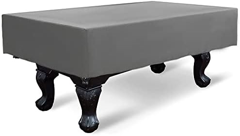 Tampa da mesa de bilhar, tampa da mesa de bilhar 8 pés à prova d'água cinza