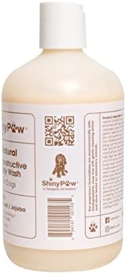 Shampoo de aveia para cães - Lemongo Spa Essentials Lavagem corporal - Shampoo para cães sem lágrimas para coceira - Ingredientes do