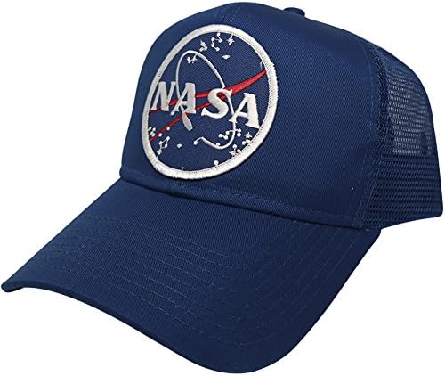 Ferro do logotipo do espaço da NASA na tampa do snapback de patch - malha de volta
