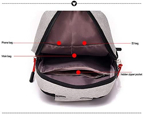 Syksol Guangming - Saco de peito à prova d'água, mochila portátil de tórax, bolsa de peito de viagem, bolsa de peito