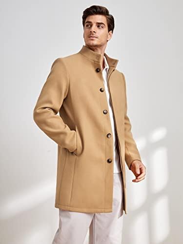 Jaquetas Oshho para mulheres - Menls Bolsets Button Up Overcoat