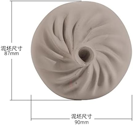 Welliest 1 Conjunto 3d Gesso chinês xiaolongbao molda pão cerâmico molde de molde de arte artesanal diy molde pães a vapor de molde e molde de corcunda, moldes de gesso