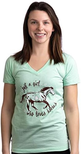 Apenas uma garota que ama cavalos | Camiseta jovem de garotinha