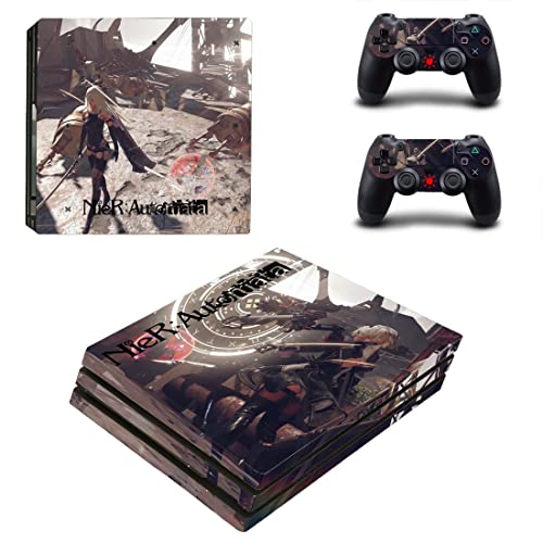 Jogo nier 2b no .2 .9 YORHA AUTOMATANH PS4 ou PS5 SKIN STELER para PlayStation 4 ou 5 Console e 2 controladores decalque vinil