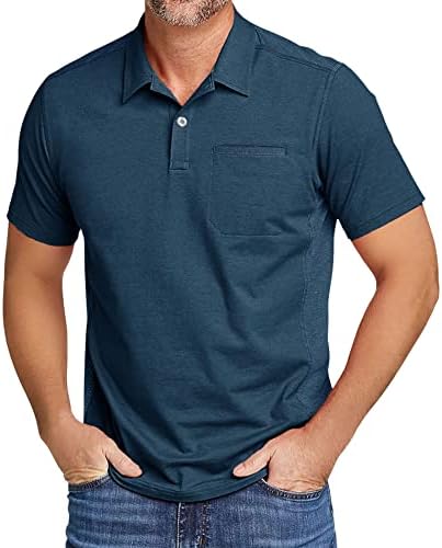 V Camas de pólo masculinas do Valanch Sport CASUAL CASual de manga curta Polo de golfe Camiseta de tênis de colarinho de colarinho