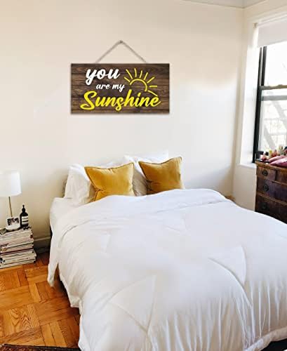 Vintage You Are My Sunshineshine Wood Sign De Wall Art Decor