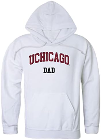 W Universidade da República de Chicago Maroons Papai Fleece Hoodie Sweworkshirts