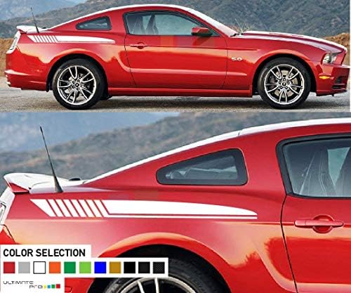 2x Kit de adesivo de adesivos compatível com Ford Mustang