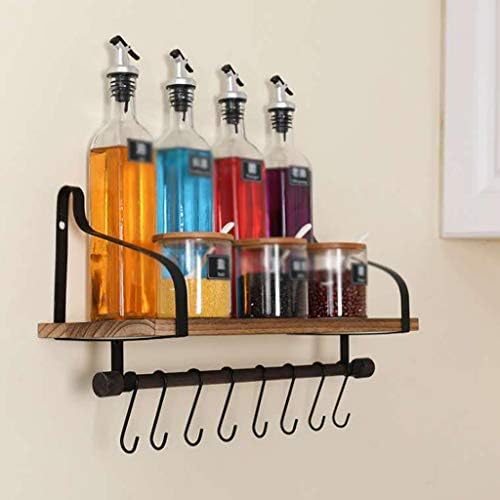 Jahh Kitchen Wall Shelf Antique Wooden Kitchen Organizer, usado para organizar utensílios de cozinha, pode ser usado