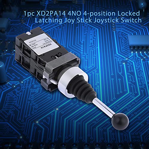 Chave de joystick momentâneo, AC 380V DC 220V 4 Posição 4NO Monolever de Spring Returno Joystick Switch Momentary Joy Stick