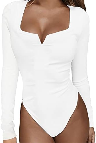 Bodysuit sexy tops mulheres sem costura buveca de calcinha