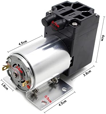 Acessórios para bomba de água Gboots 65-120KPa DC 12V Pressão negativa Bomba de ar diafragma Bomba de vácuo Bomba de