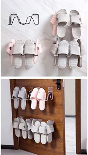 LXB Home Decoration Multifunction Shoe Rack Pasta de banheiro montada na parede Parede doméstica Sapatos simples Slippers Rack