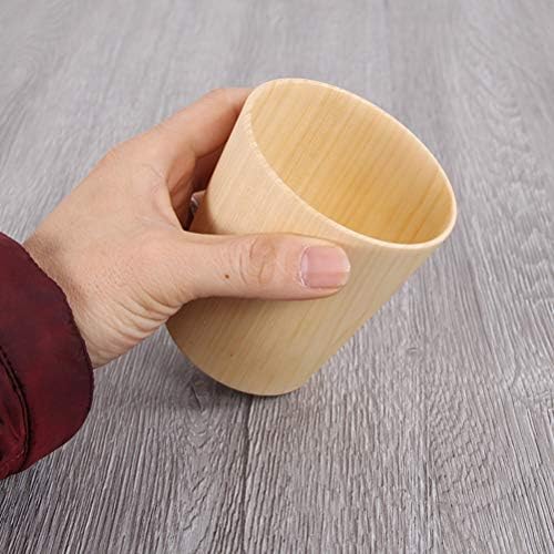 Doitool 1pc 270ml de madeira de madeira isolada de madeira com base na base de madeira criativa para o leite de chá água quente