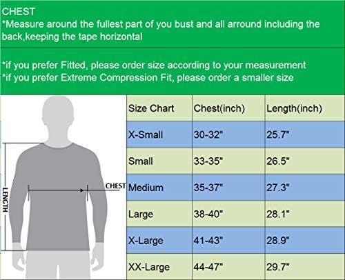 Camisa de compressão atlética de 3 pacote masculino de NELEUS