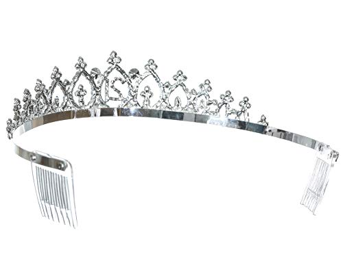 Festa de aniversário Rhinestone Crystal Tiara Crown - 21º 21º vinte e um T1322