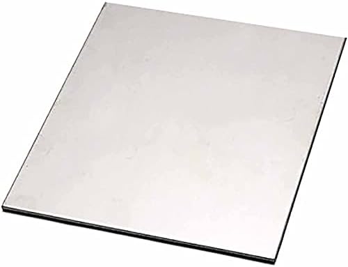 Folha de placa de titânio Goonsds Ta2/Gr2 Felas metal para materiais de laboratório e processamento de peças mecânicas, 150x150x2mm