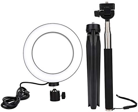 Anel Light Dimmable LED preenchimento, flashes Macro e Ringlight Flashes Light With Stand For Video Video LIVE LIGH