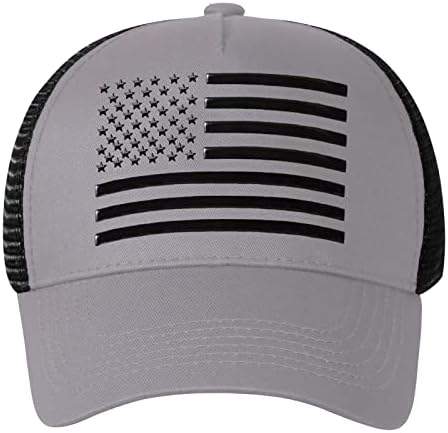 Lycycse American Flag Trucker Hat Men USA Baseball Cap gráfico Snapback Hats For Women 3D Bordado Mens Patriótico dos
