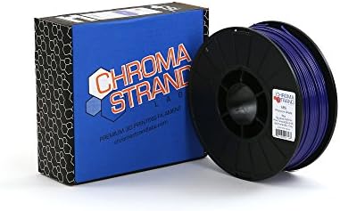 Chroma Strand Labs abs filamento, 3 mm, 1 kg de rolo, azul