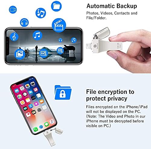 [IOS MFI Certified] Para iPhone-Photo-stick toiphone-thumb-drive externo-iphone armazenamento USB-Flash-Drive-For-Iphone