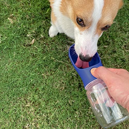 WEPET PORTATE DOG Water Bottle, 12 onças, dispensador de água à prova de vazamento com alimentador de bebida para animais