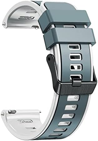 Lapps Silicone Watch Bands Compatível com banda Venu 2 Plus/Forerunner 645/245, cinta de reposição de 20 mm para Galaxy Watch 5/5 Pro